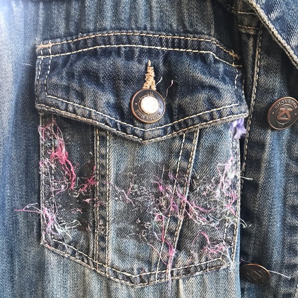 Lady Gaga Denim Vest - Picture 4 of 4